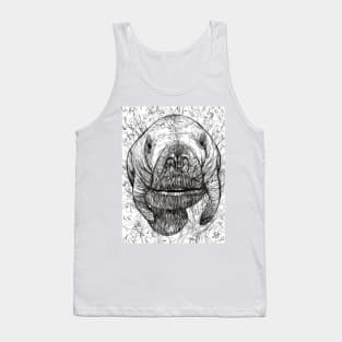 DUGONG pencil portrait .2 Tank Top